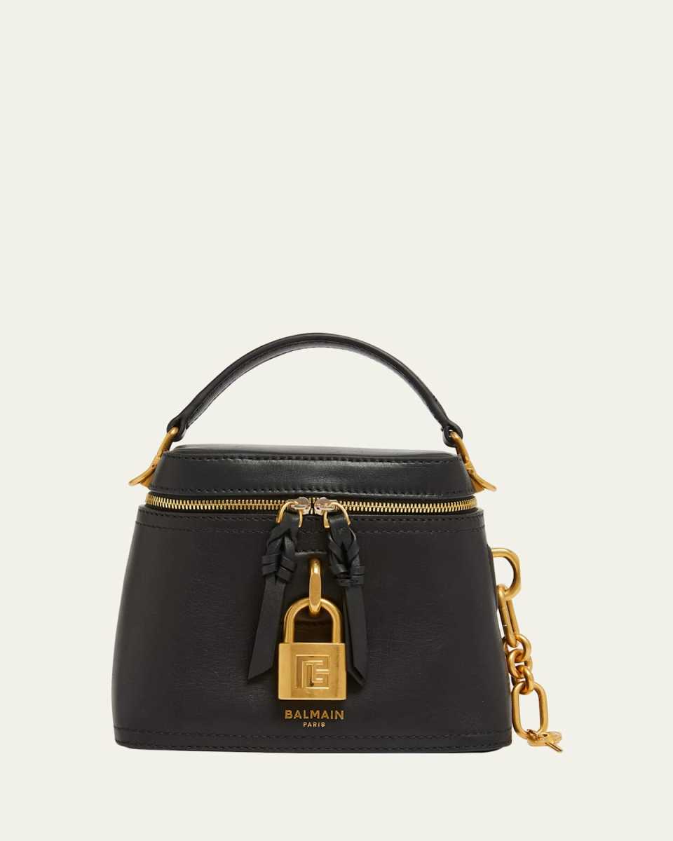 Pulse Vanity Top-Handle Bag in Calfskin